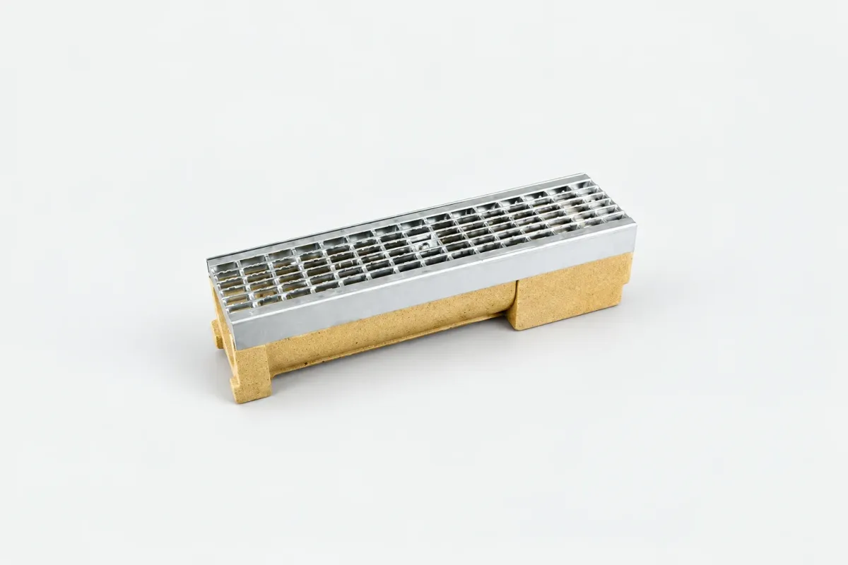 Odwodnienie z szyną ST-50 wys.9,8cm z Kratką Ocynkową BO-125